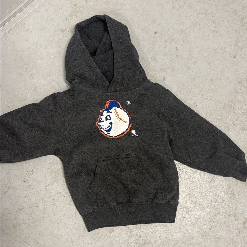 Kids Charcoal Gray Hoodie NEVER WORN 4T Boys Sweatshirt